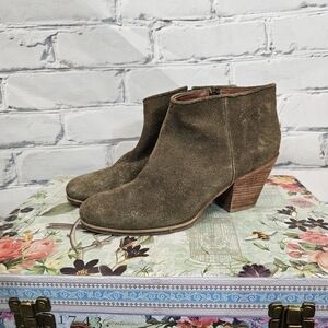 Rachel Comey Mars Green Suede Ankle Boots